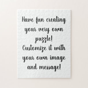 Create Your Own Personalized Customized  Jigsaw Puzzle