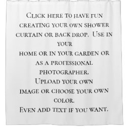 Create Your Own Personalized Customized Shower Curtain | Zazzle