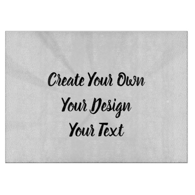 Create Your Own Personalized Cutting Board (Front)
