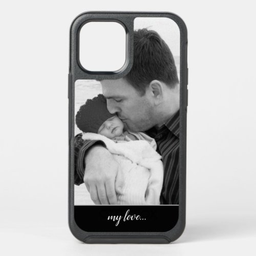 Create Your Own Personalized Dad Baby Photo OtterBox Symmetry iPhone 12 Case