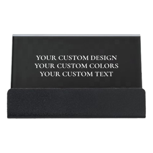 Create Your Own Personalized Desk Business Card Holder