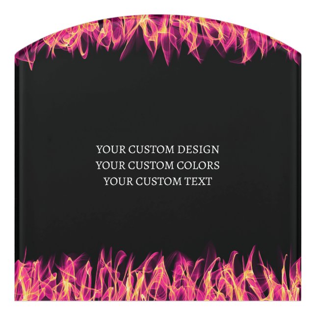 Create Your Own Personalized Door Sign (Contour Front)