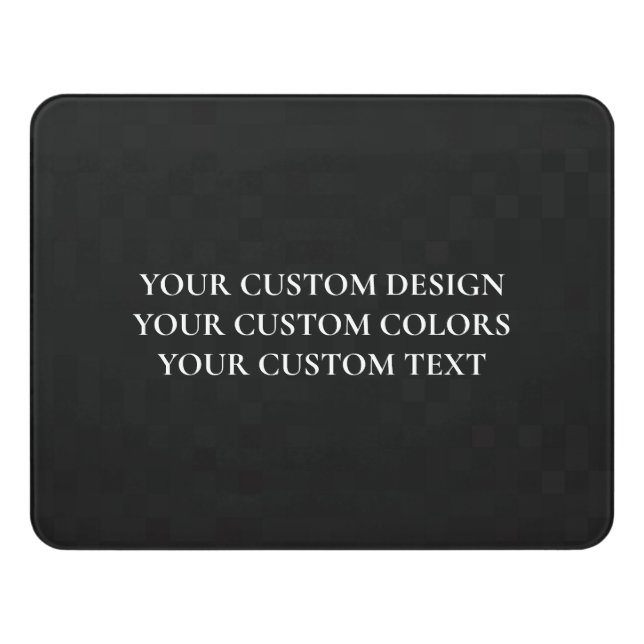 Create Your Own Personalized Door Sign (Contemporary Front)