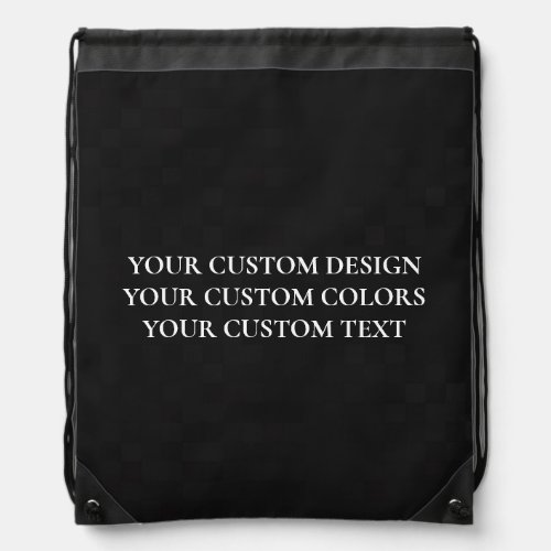 Create Your Own Personalized Drawstring Bag