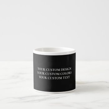 Create Your Own Personalized Espresso Cup by AviaryArt at Zazzle