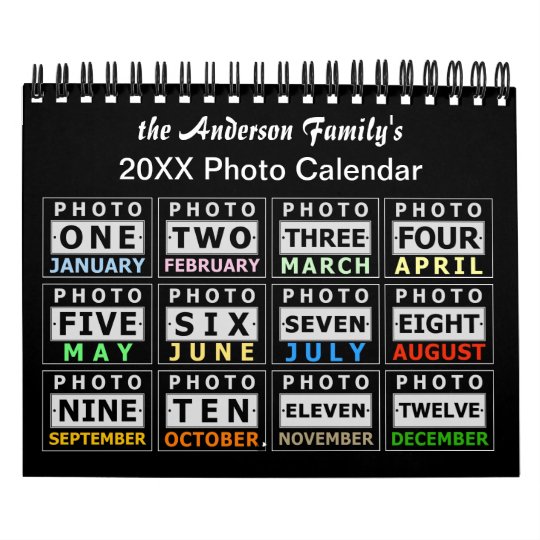 Create Your Own Personalized Family Photo 2021 Calendar