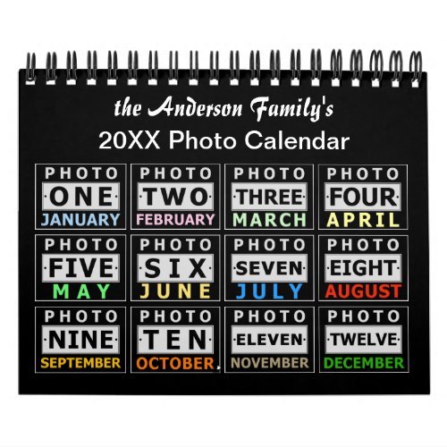 Create Your Own Personalized Family Photo 2024 Calendar