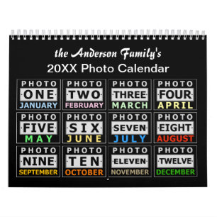 Create Your Own Personalized Family Photo 2025 Calendar