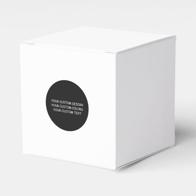 Create Your Own Personalized Favor Boxes (Front Side)