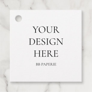 Create Your Own Personalized Favor Tags