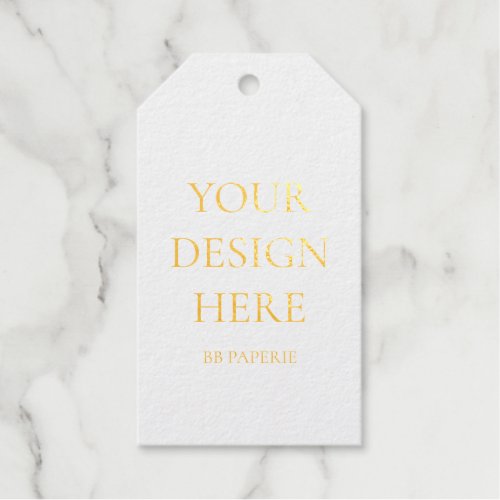 Create Your Own Personalized Foil Gift Tags