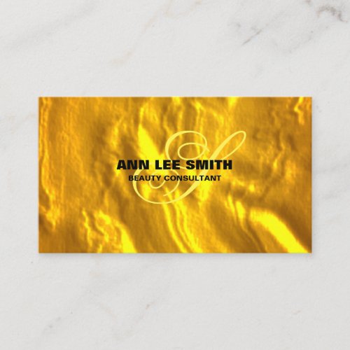 Create Your Own Personalized Gold Art Deco Custom Business Card