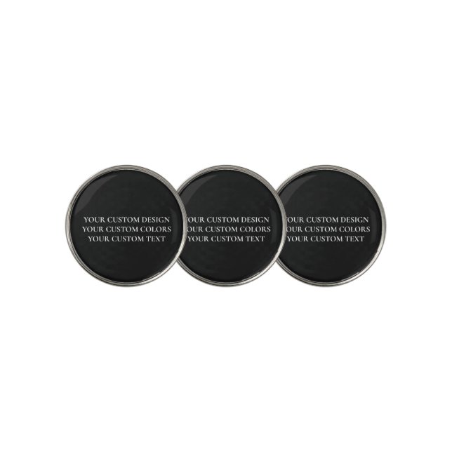 Create Your Own Personalized Golf Ball Marker (3 Up)