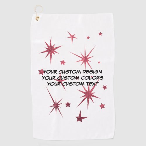 Create Your Own Personalized Golf Towel