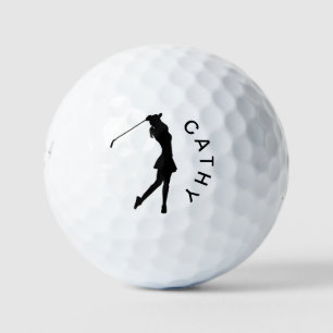 Create Your Own Personalized Golfer Logo Name Golf Balls