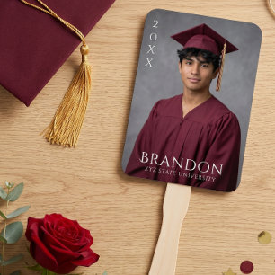 Create Your Own Personalized Graduation Photo Hand Fan
