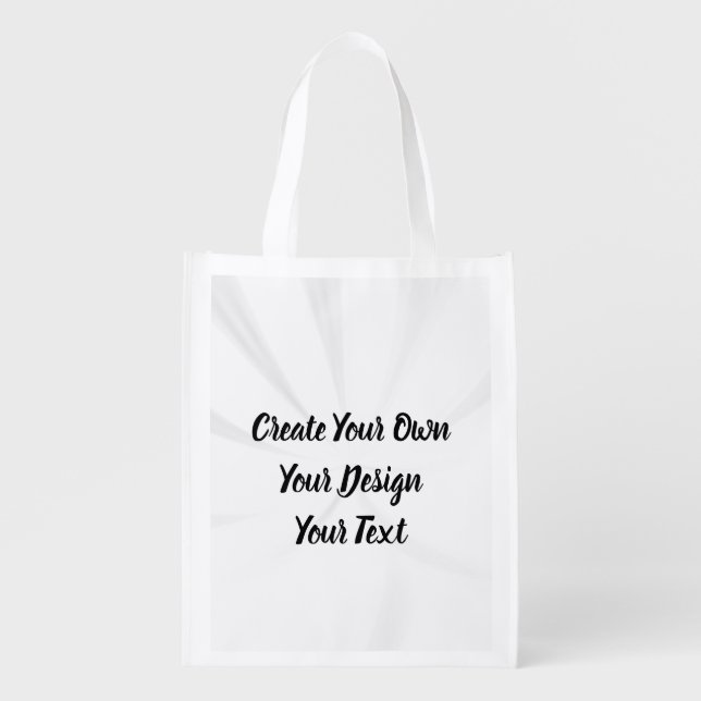Create Your Own Personalized Grocery Bag (Front)
