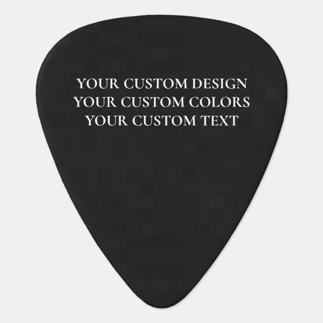 Create Your Own Personalized Guitar Pick (Front)