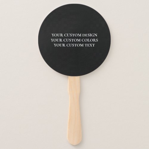 Create Your Own Personalized Hand Fan