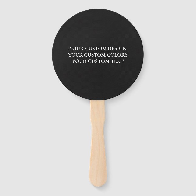 Create Your Own Personalized Hand Fan (Front)