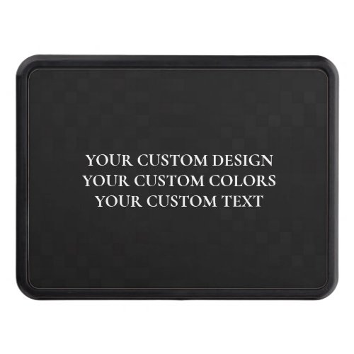 Create Your Own Personalized Hitch Cover