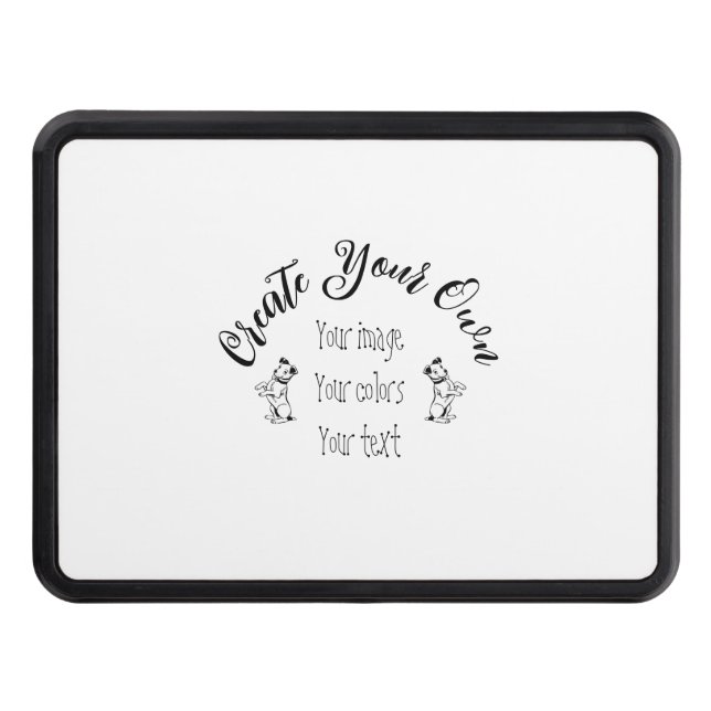 Create Your Own Personalized Hitch Cover (Front)