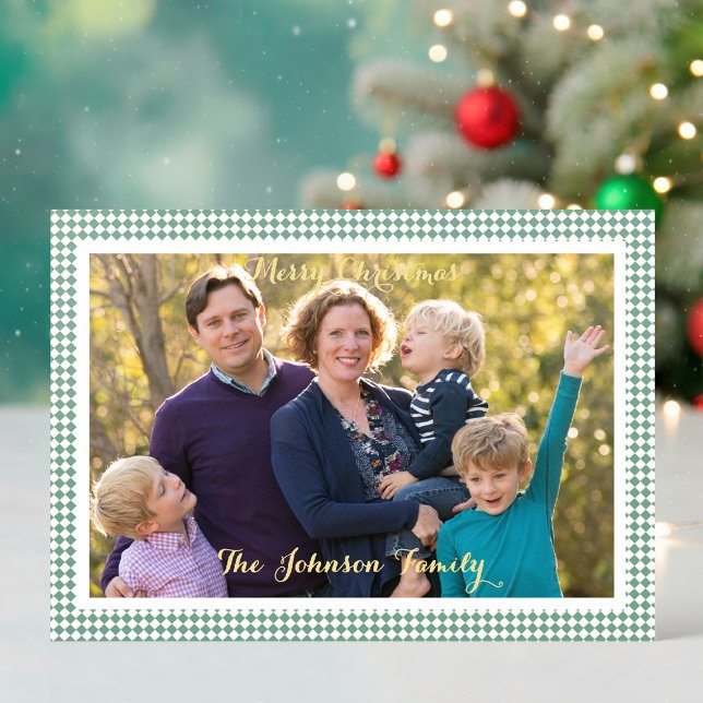 Create Your Own Personalized Holiday Christmas Letterpress Photo Cards (Create Your Own Personalized Holiday Christmas Letterpress Photo Cards)