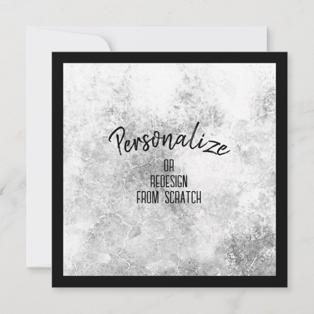 Create Your Own Personalized Invitation (Front)