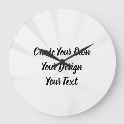 Create Your Own Personalized Large Clock