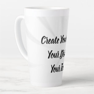 Create Your Own Personalized Latte Mug