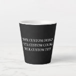 Create Your Own Personalized Latte Mug at Zazzle