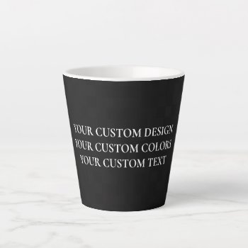 Create Your Own Personalized Latte Mug by AviaryArt at Zazzle