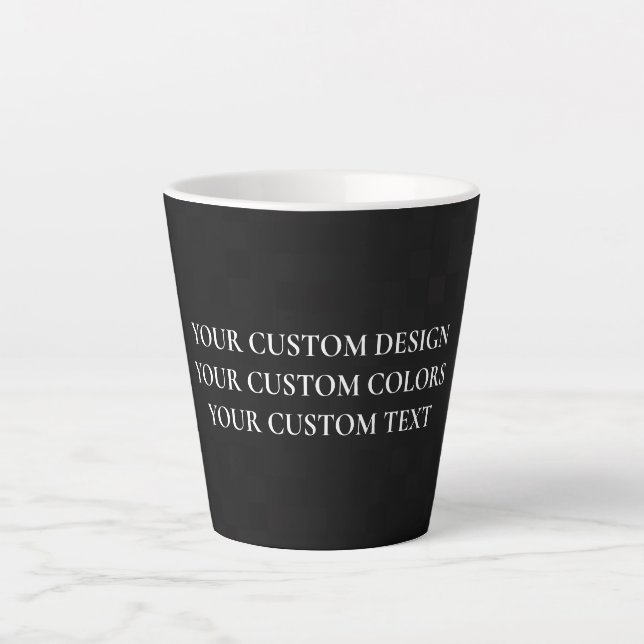 Create Your Own Personalized Latte Mug (Front)