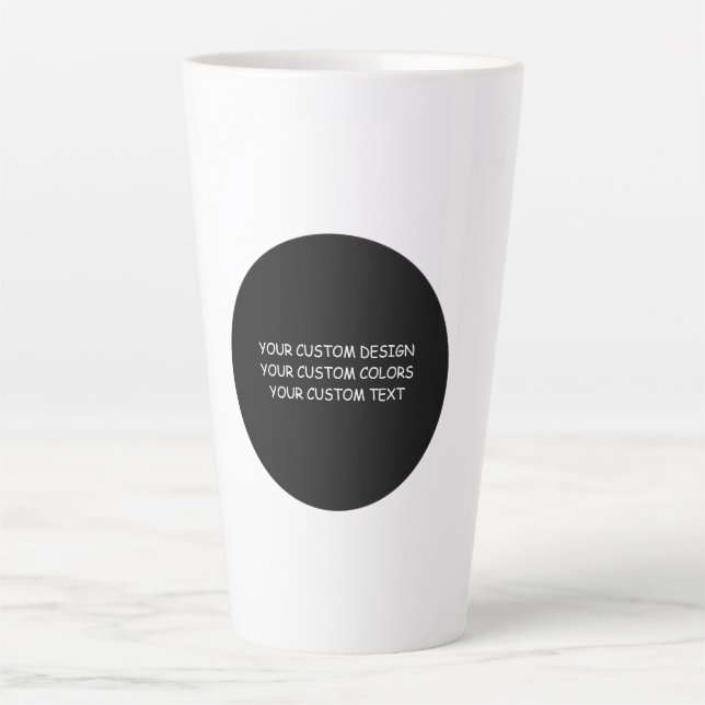 Create Your Own Personalized Latte Mug (Front)