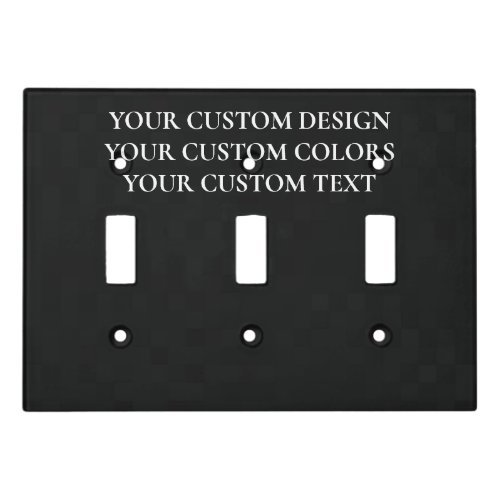 Create Your Own Personalized Light Switch Cover