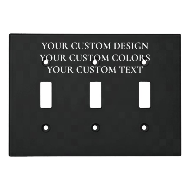 Create Your Own Personalized Light Switch Cover (Front)