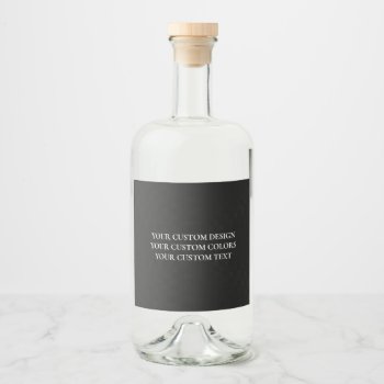 Create Your Own Personalized Liquor Bottle Label by AviaryArt at Zazzle