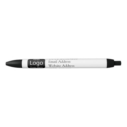 Create Your Own Personalized Logo Business Black Ink Pen