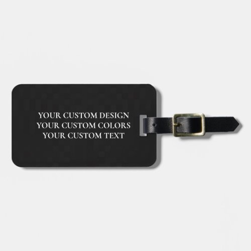 Create Your Own Personalized Luggage Tag
