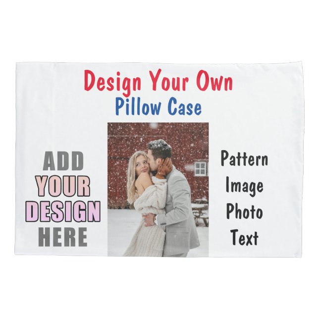 Create Your own Personalized luxourious Cozy Pillow Case (Back)