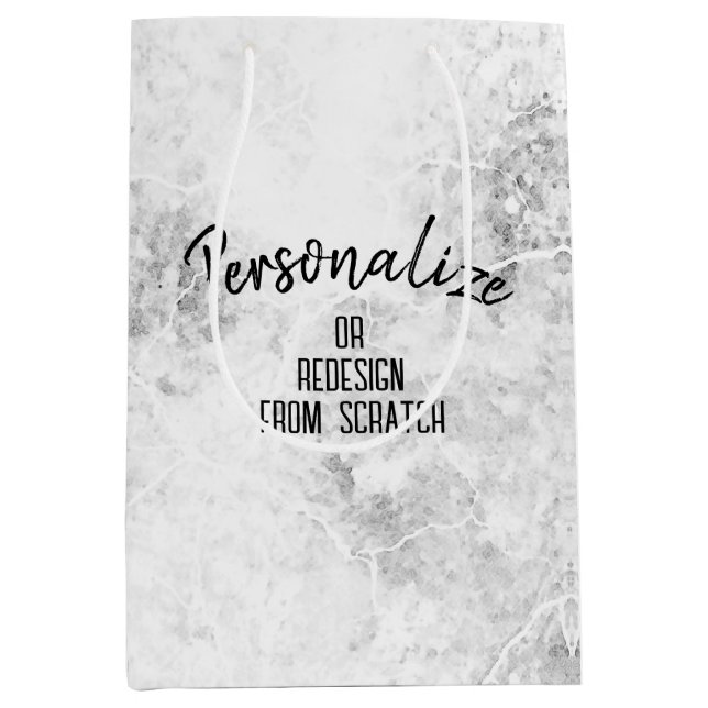 Create Your Own Personalized Medium Gift Bag (Front)