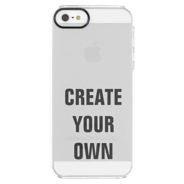 Create Your Own Personalized Modern Elegant Uncommon iPhone Case (Back)