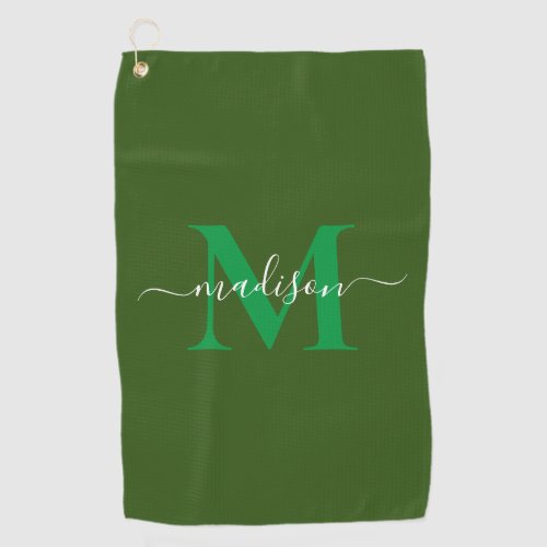 Create Your Own Personalized Monogram Golf Towel