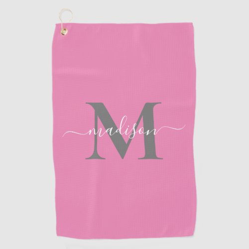 Create Your Own Personalized Monogram Golf Towel