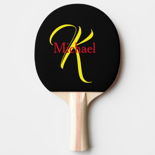 Create Your Own Personalized Monogrammed Ping Pong Paddle