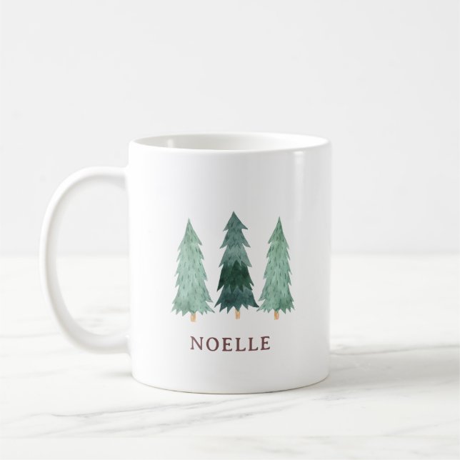 Create Your Own Personalized Name Christmas Mug (Left)