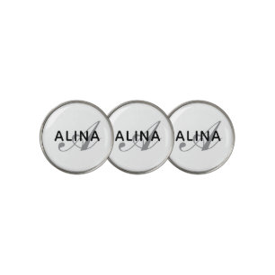 Create Your Own Personalized Name Monogram Golf Ball Marker