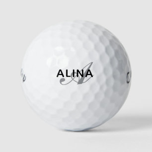 Create Your Own Personalized Name Monogram Golf Balls