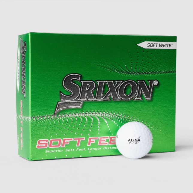 Create Your Own Personalized Name Monogram Golf Balls (Packaging)