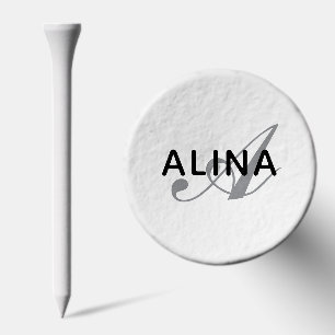 Create Your Own Personalized Name Monogram Golf Tees